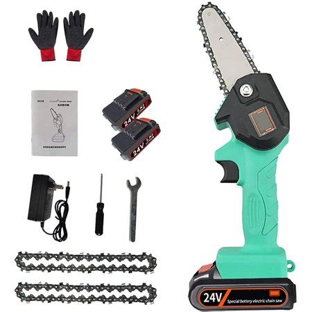 Mini Chainsaw, 6-Inch Mini Cordless Chainsaw Kit, Rechargeable Small ...