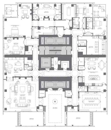 Four Seasons Toronto Condos TalkCondo Hotel Floor Plan Apartment