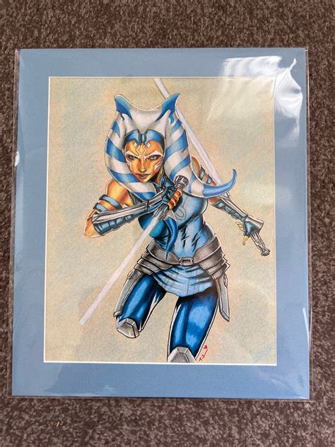 Ahsoka Tano Art. - Etsy