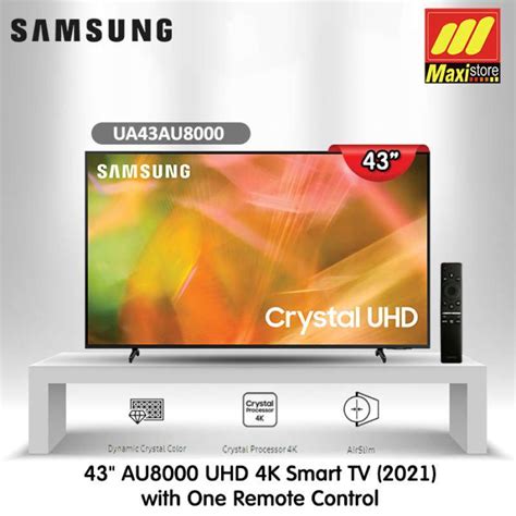 Jual Samsung 43AU8000 43 Inch Crystal UHD 4K Smart TV Garansi Resmi