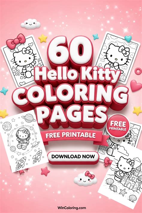 68 hello kitty coloring pages free pdf printables – Artofit