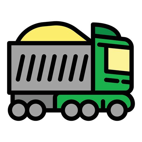 Landwirtschafts LKW Symbol Umrissstil 14233338 Vektor Kunst Bei Vecteezy