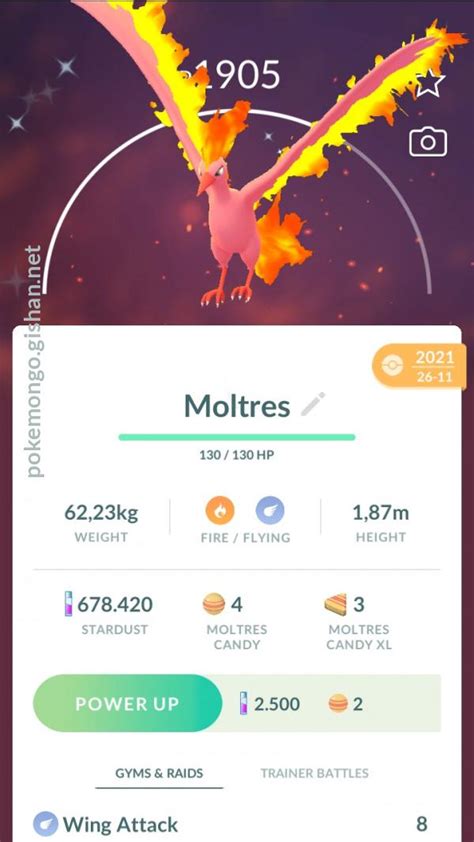 Shiny Moltres - Pokemon Go