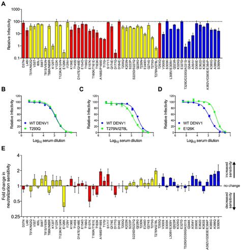 Impact Of Mutations On The Neutralization Potency Of Denv1 Immune