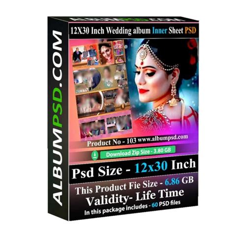 X Inch Wedding Album Inner Sheet Psd Pn Album Psd