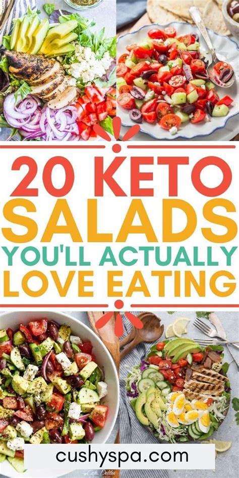 20 Keto Salad Recipes For A Delicious Lunch Food Recipes Salad Recipes Salad Recipes Low Carb