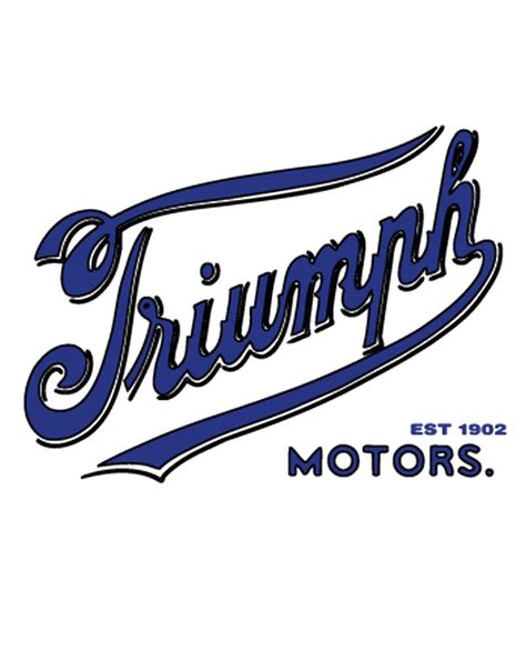 Sticker Autocollant Triumph 1902 Logo