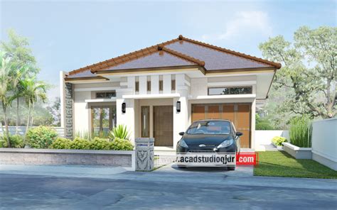 Inspirasi Terkini Contoh Gambar Rumah 9x12 Meter Plafon Minimalis