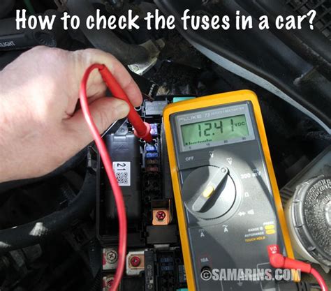 How To Check Fuses In Car Car The Thing