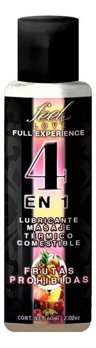 Gel Lubricante Anal Vaginal Comestible Base Agua En Ml Sabor