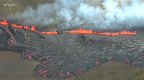 Volcano Erupts Near Icelands Capital After Series Of Earthquakes