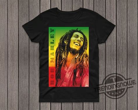 Bob Marley T Shirt Reggae Multi Coloured Face Jamaica Shirt