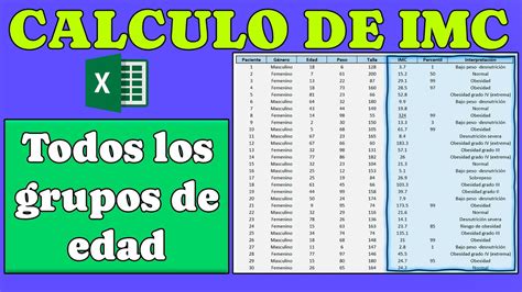 C Mo Calcular El Imc E Interpretaci N Para Todos Los Grupos De Edad