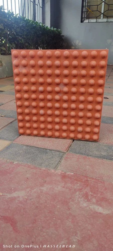 Cement Chequered Parking Tile Size 1x1 Feet 300x300 Mm At Rs 60 Sq