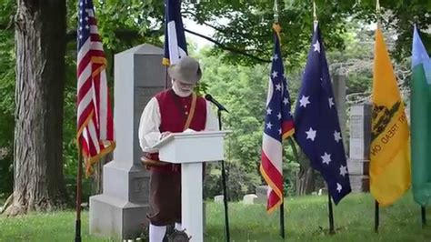 Sons Of The American Revolution Grave Dedication Youtube