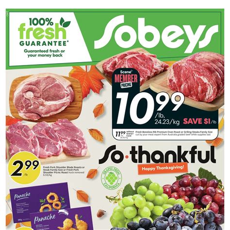 Sobeys Weekly Flyer Weekly Savings On Oct Redflagdeals