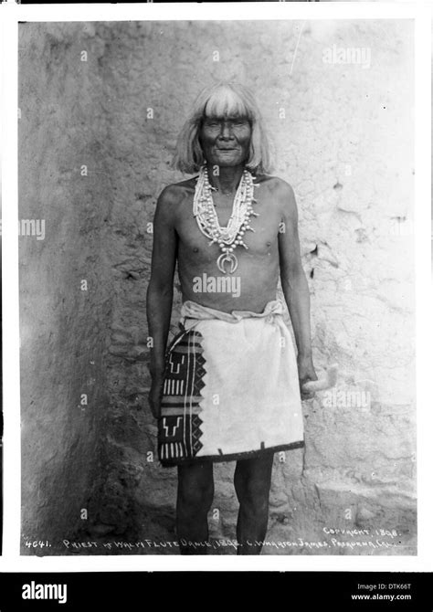 Priest At The Hopi Indian Flute Dance Walpi Walapi Arizona 1898