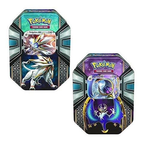 Juego De Cartas Pokémon Tcg Legends Of Alola Tin Solgaleo G Envío gratis