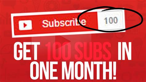 How To Get Your First 100 Subscribers In Less Than A Month Youtube