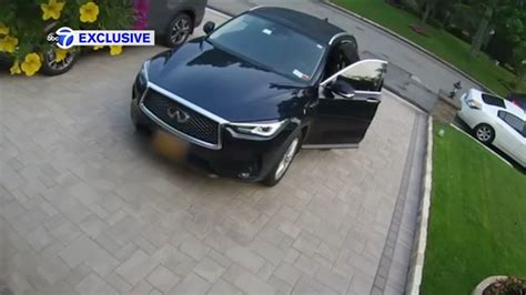 Exclusive Video Thief Steals Unlocked Car From Staten Island Driveway