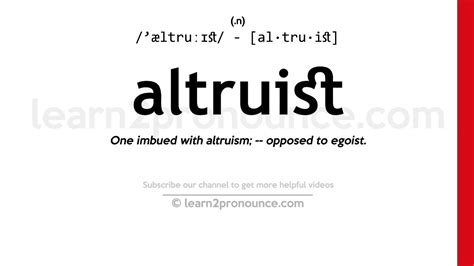 Whats The Meaning Of Altruist: A Selfless Perspective