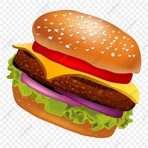 Burger Animasi Vector Png Vector Psd And Clipart With Transparent