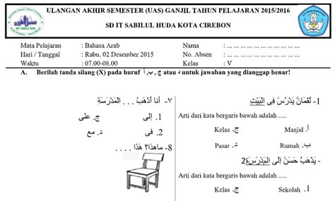 Kunci Jawaban Bahasa Arab Kelas 11 Semester 2 Lembar Edu