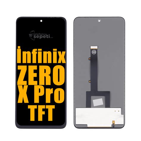 İnfinix Zero X Pro Ekran Dokunmatik Siyah Çıtasız A Plus Kalite ts22156m