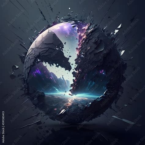 void background void enviroment full size planet   shattered ar