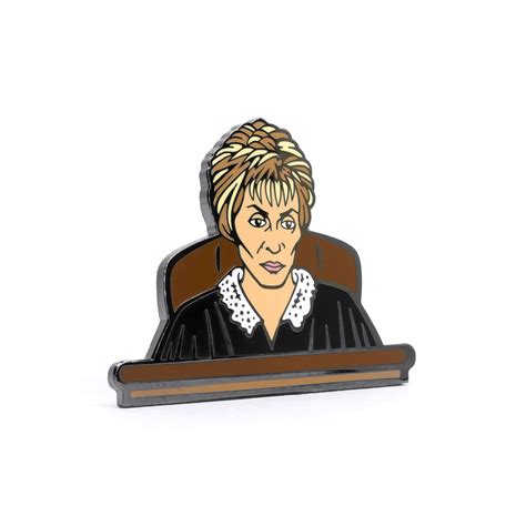 Judge Judy Enamel Pin - Etsy