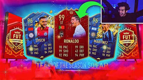 OMG I PACKED TWO INSANE 96 TOTS IN MY FUT CHAMPS REWARDS