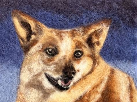 Mixed Media Needle Felting Pet Portraits