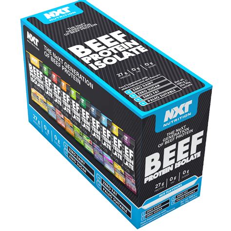 BEEF PROTEIN ISOLATE 20 SACHETS - NXT | Proteinspesialisten