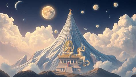 symbolism  mount meru  hindu art  culture hindu mythology
