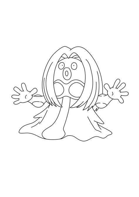 Printable Jynx coloring pages