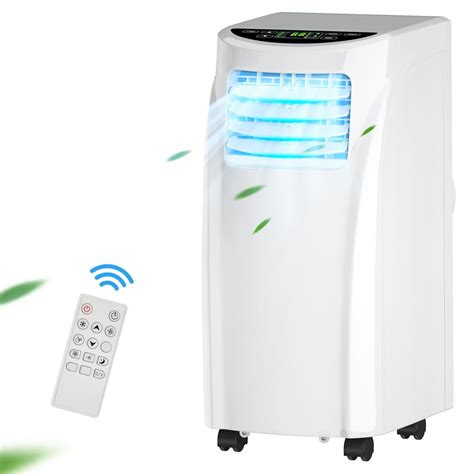 Costway 8 000 Btu Portable Air Conditioner With Dehumidifier In White