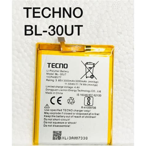 Bl Ut Techno Bl Ut Mah Bl Ut Mobile Battery Genuine Brand