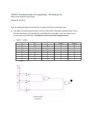 Docx Cs Fundamentals Of Computing Workshop Name Of The