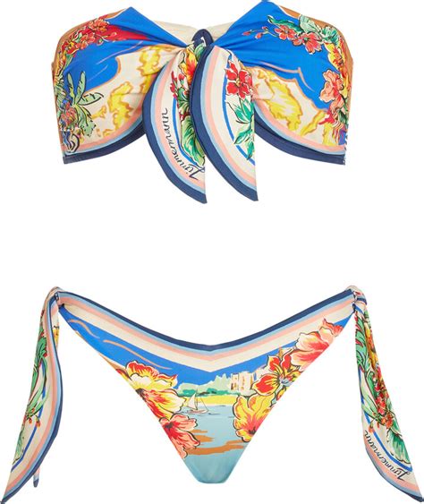 Zimmermann Tied Bikini Set ShopStyle Two Piece Swimsuits