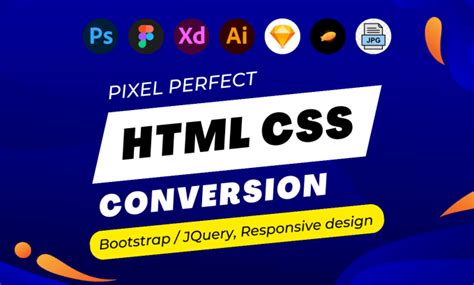 Convert Figma To Html Psd To Html Xd To Html Css Bootstrap Website