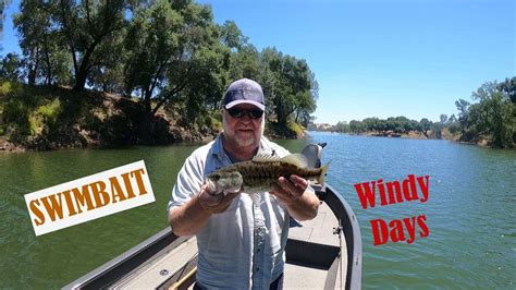 How To Catch Bass With A Small Swimbait On Windy Days Youtube