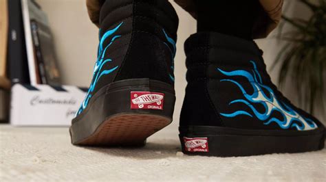 WTAPS X Vans Vault OG Sk8 Hi LX Blue Flame Where To Buy V003T0UA2