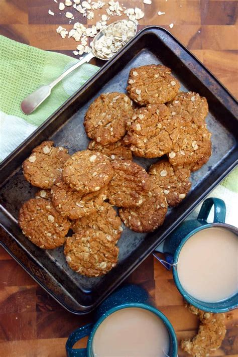 Anzac Biscuits With Ginger {best Ever} Marcellina In Cucina