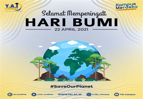 Selamat Memperingati Hari Bumi 22 April 2021 Universitas Persada