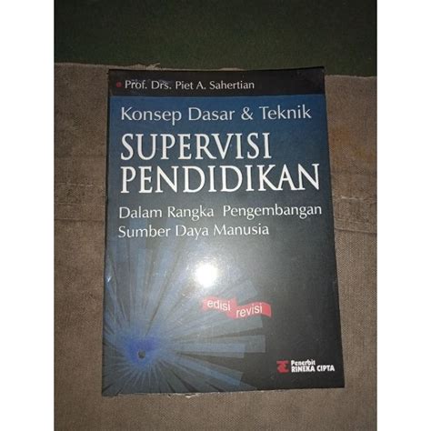 Jual Buku Konsep Dasar Dan Teknik Supervisi Pendidikan Shopee Indonesia