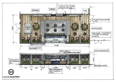 Hans Kuijten Projecten Restaurant Plan Interior Design