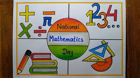 National Mathematics Day Poster Drawing 22nd Dec How To Draw Mathmatics Day Drawing Easy Step