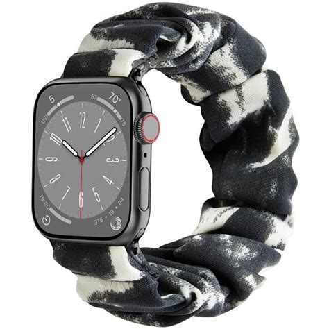 Scrunchie Elastiskt Armband Apple Watch Mm M Rkgr Vit Elgiganten