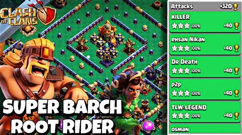 Coc Super Barch Root Rider Strategy 🔴 February Season 🔴 Legend League Live Attack 🔴 Youtube