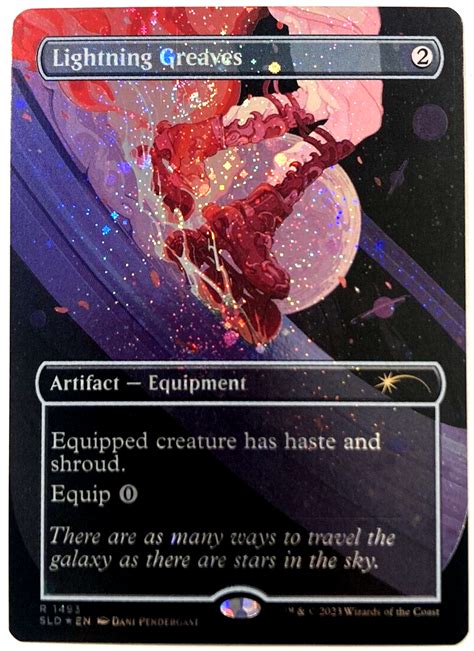 MTG Lightning Greaves GALAXY FOIL Secret Lair Drop 1493 NM Rare EBay